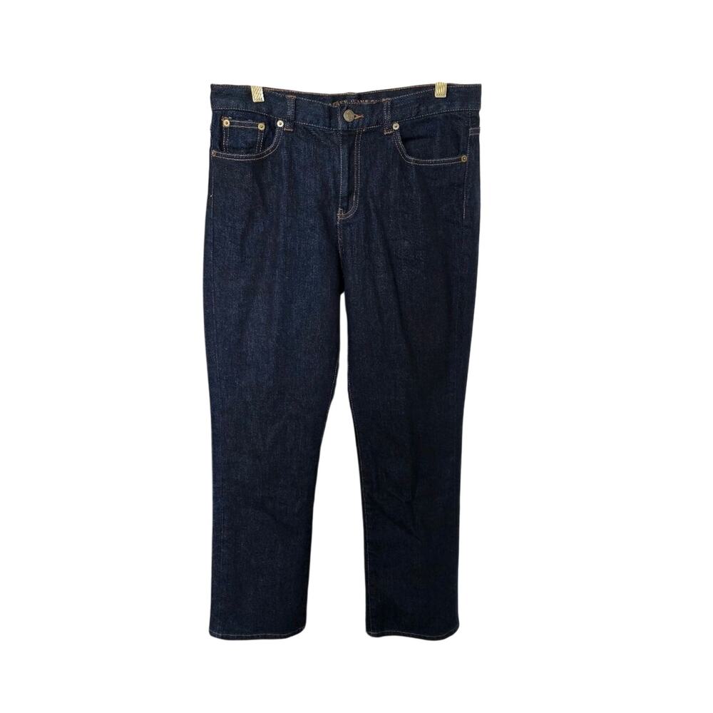 Lauren Ralph Lauren Nolita Straight Jeans Dark Wash Size 10P